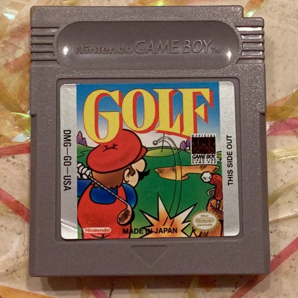 Mario Golf Nintendo Gameboy Game Game Boy Authentic 1990